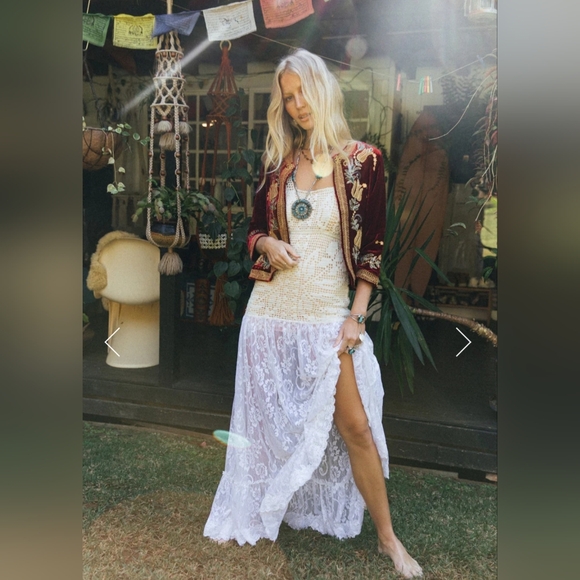 Chasing Unicorns Somebody to Love crochet and lace gown - Picture 7 of 15